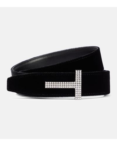 Tom Ford Cinturon adornado - Negro