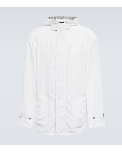 Giorgio Armani Track Jacket - White