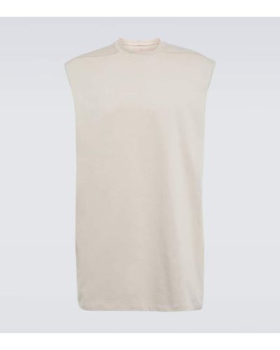 Rick Owens Tank top in cotone - Bianco
