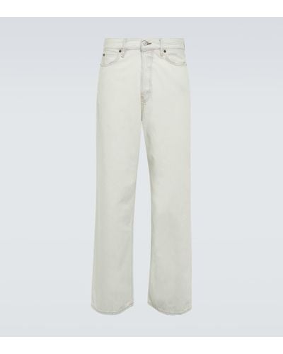 Acne Studios Low-Rise Wide-Leg Jeans 1981M - Weiß