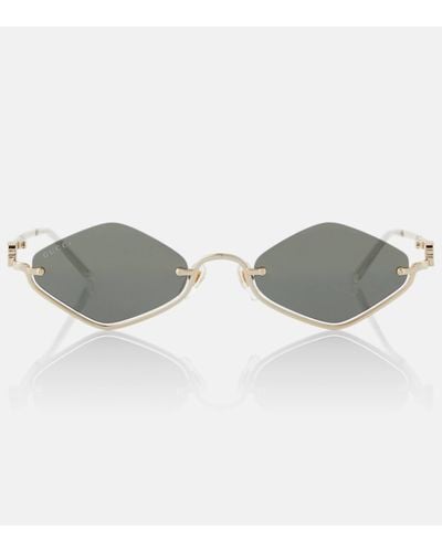 Gucci GG Upside Down Sunglasses - Metallic