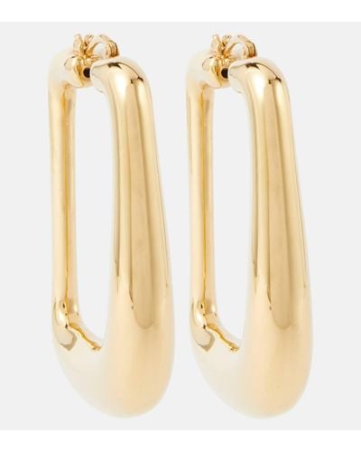 Jacquemus Les Boucles Ovalo Earrings - Metallic