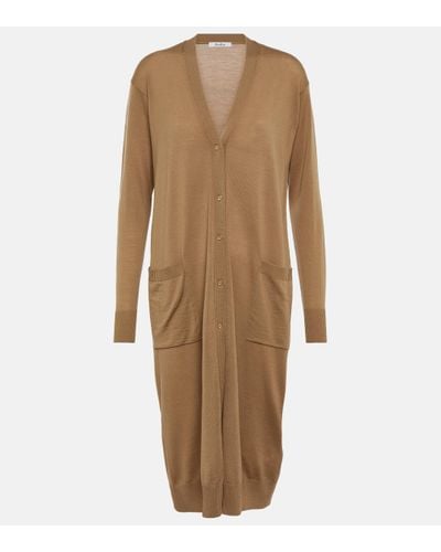 Max Mara Cardigan Leale en laine - Neutre