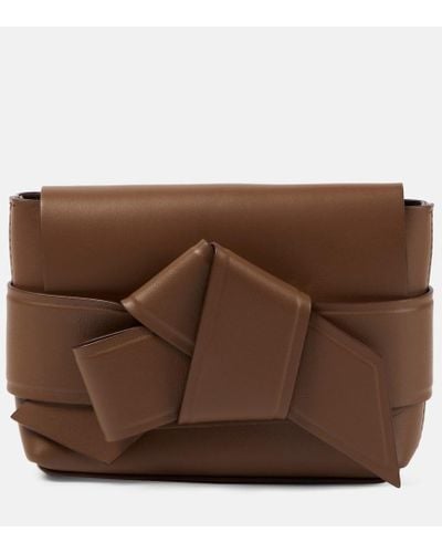 Acne Studios Musubi Mini Leather Crossbody Bag - Brown