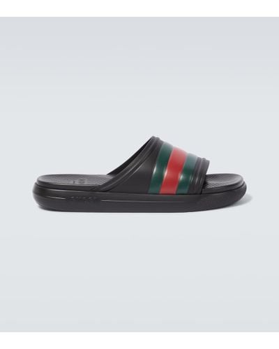 Gucci Web Slide Sandald - Multicolor