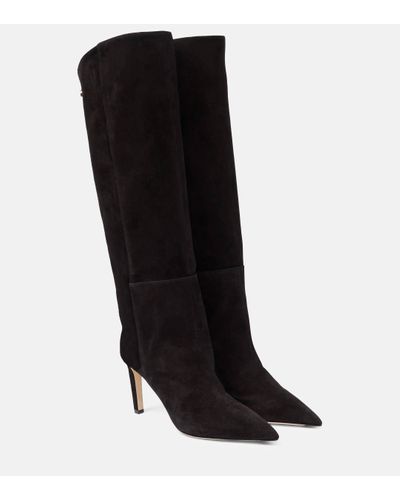 Jimmy Choo 'alizze' Leather Boots - Black