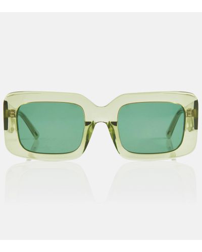 The Attico X Linda Farrow Jorja Sunglasses - Green