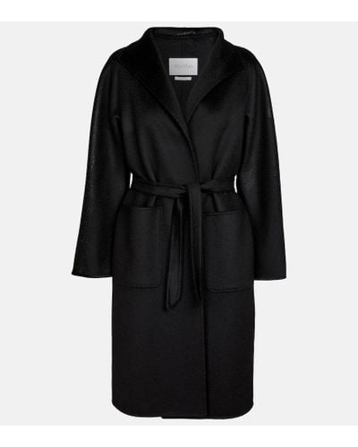Max Mara Lilia Cashmere Coat - Black