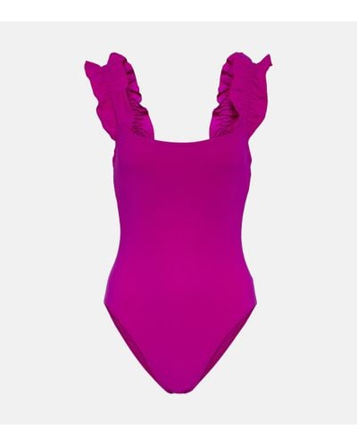Karla Colletto Willow Swimsuit - Purple