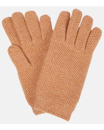 Loro Piana Crochet Cashmere Gloves - Multicolour