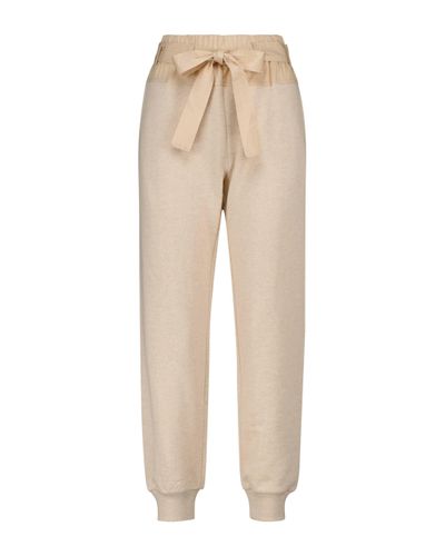 Ulla Johnson Haven Knitted Cotton Joggers - Natural