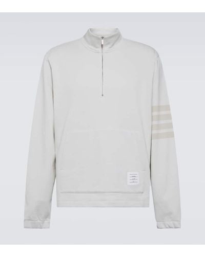 Thom Browne Sweatshirt aus Baumwolle - Weiß