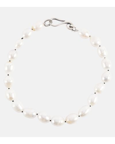 Sophie Buhai Choker Deco a perles - Blanc