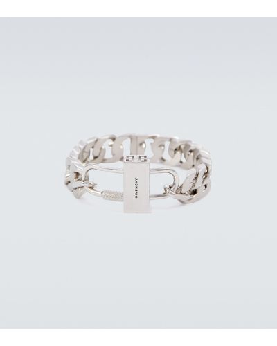 Givenchy Bracelet chaine 4G - Blanc