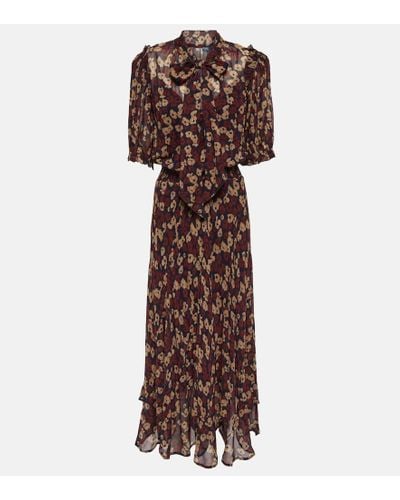 Polo Ralph Lauren Floral Maxi Dress - Brown