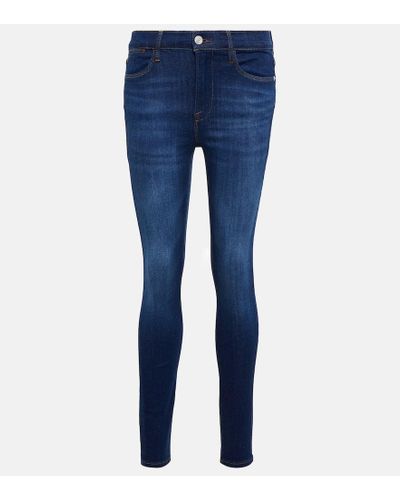 FRAME Skinny Jeans Le High - Blau