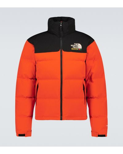 Gucci The North Face X Down Jacket - Orange