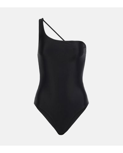 JADE Swim Apex One-shoulder Swimsuit - Black
