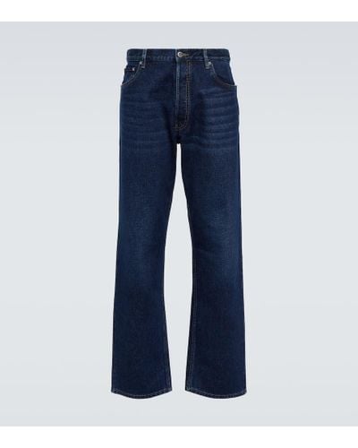 Prada Mid-Rise Straight Jeans - Blau