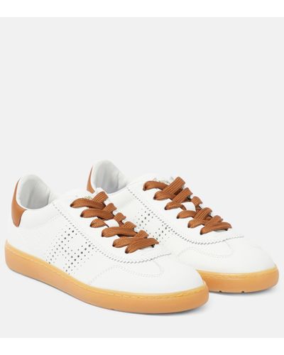 Hogan Baskets Cool en cuir - Blanc