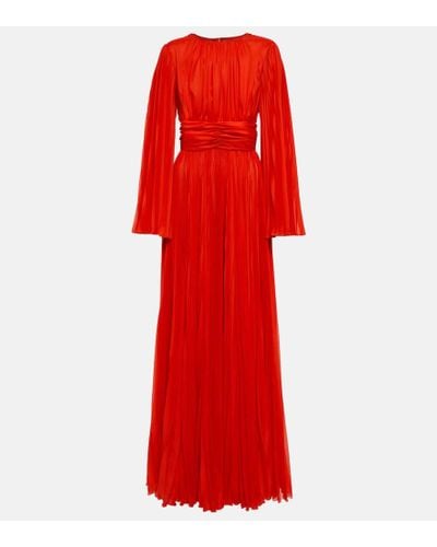 Dolce & Gabbana Vestido de fiesta plisado - Rojo
