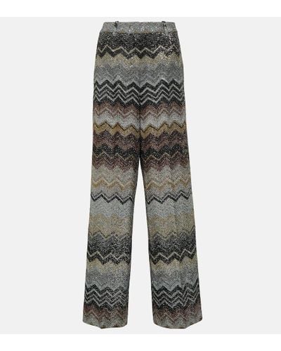 Missoni Gerade Hose - Grau