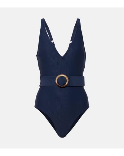 Heidi Klein Porto Cervo Swimsuit - Blue
