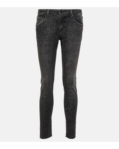 AG Jeans Jeans skinny The Legging Ankle - Nero