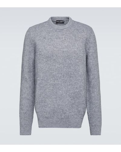 Dolce & Gabbana Wool-blend Sweater - Gray