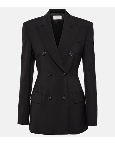 Sportmax Blazer cruzado Adamo de lana - Negro