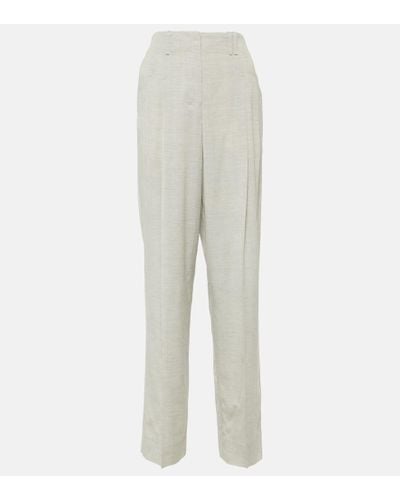 Jacquemus Le Pantalon Titolo High-rise Pants - White