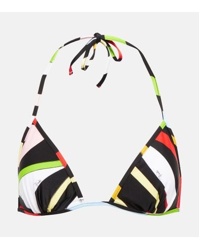 Emilio Pucci Bedrucktes Bikini-Oberteil - Mehrfarbig