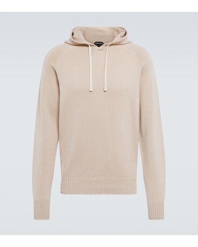 Tom Ford Hoodie aus Kaschmir - Natur