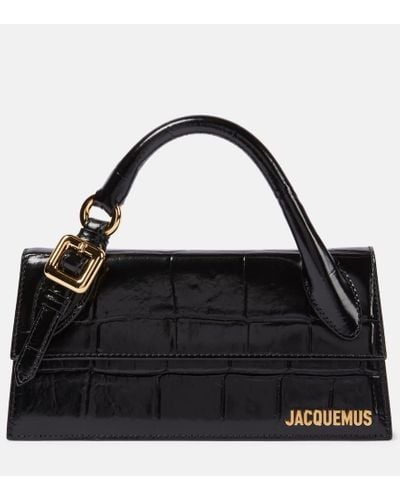 Jacquemus Le Chiquito Long Boucle Leather Shoulder Bag - Black