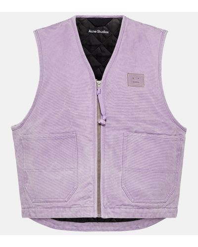 Purple Waistcoats and gilets for Women | Lyst