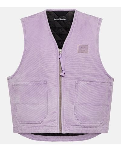 Purple Waistcoats and gilets for Women | Lyst