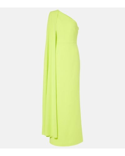 Rebecca Vallance One-shoulder Gown - Yellow