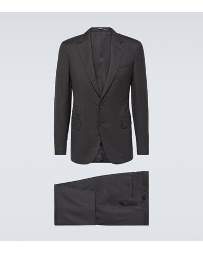 Ralph Lauren Purple Label Wool Suit - Black