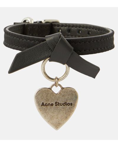 Acne Studios Bracelet Musubi - Noir