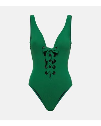 Karla Colletto Lucy Swimsuit - Green