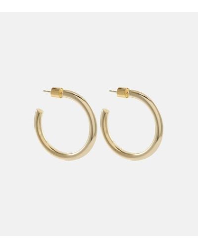 Jennifer Fisher Mini 10kt Gold-plated Hoop Earrings - Metallic