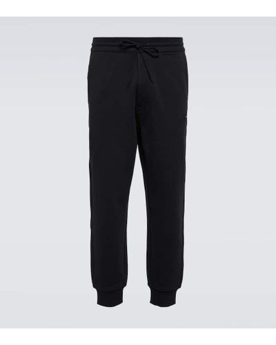 Y-3 Pantalones deportivos de algodon - Negro