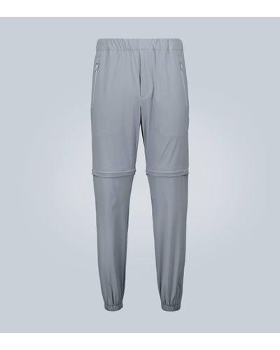 Prada Zip-off Stretch Trousers - Grey