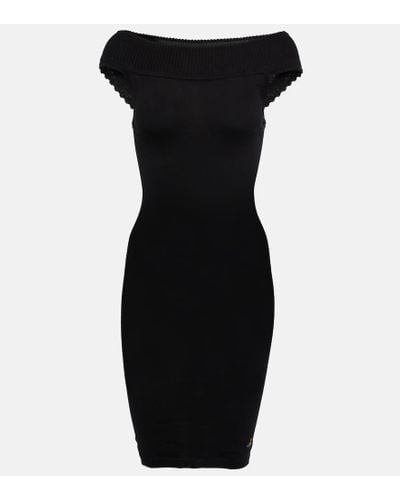Vivienne Westwood Vestido Valentina corto con hombros descubiertos - Negro