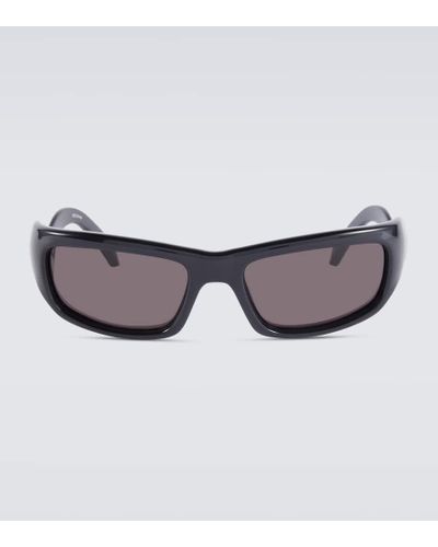 Balenciaga Hamptons Rectangular Sunglasses - Gray