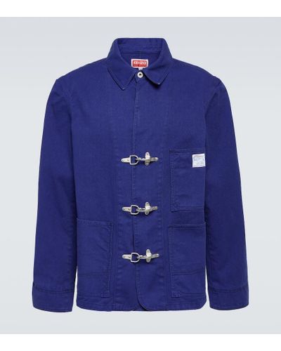 KENZO Jacke aus Baumwolle - Blau