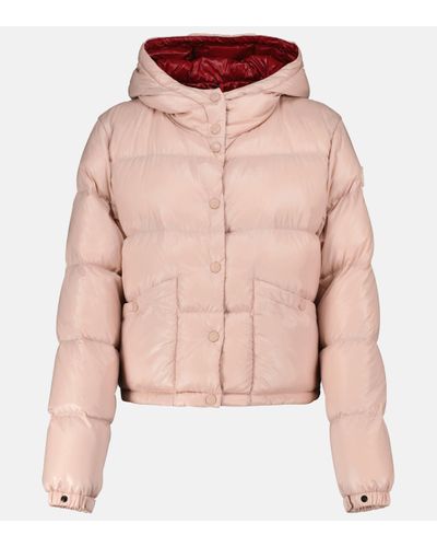 Moncler Bardanette Cropped Down Jacket - Pink