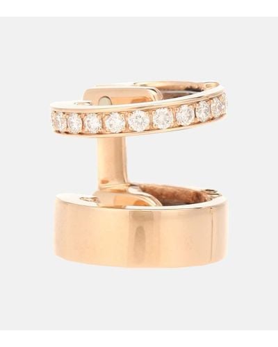 Repossi Orecchino ear cuff Berbere Module in oro rosa 18kt con diamanti - Neutro