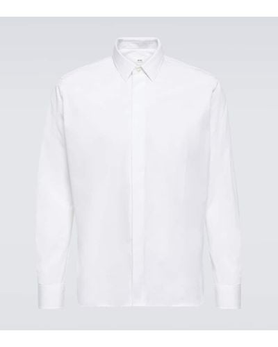 Ami Paris Camicia in popeline di cotone - Bianco