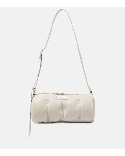Maison Margiela Glam Slam Leather Shoulder Bag - White